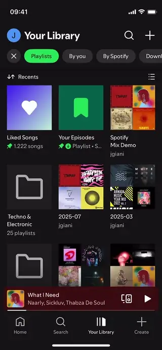 Screen capture: select playlist, edit mix, click on auto
